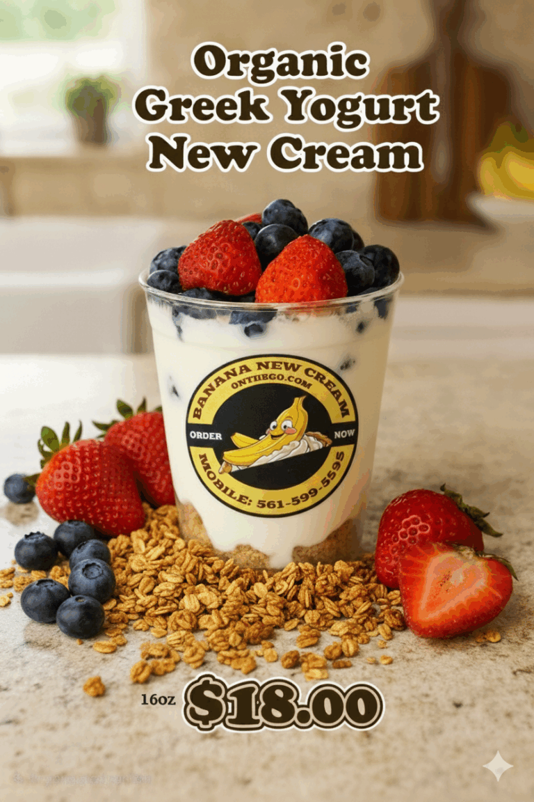 Organic Greek Yogurt New Cream