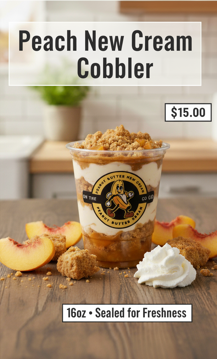 Peach New Cream Cobbler